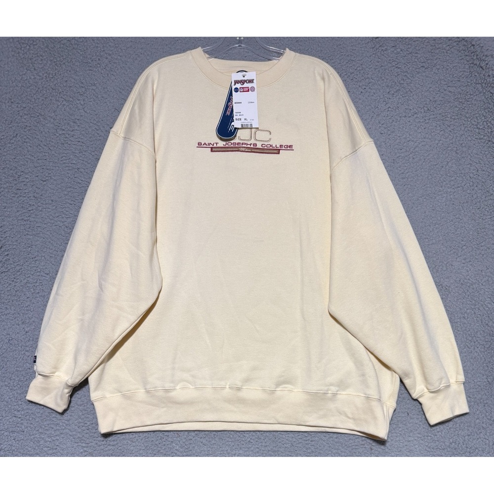 NEW Vintage Jansport Saint Joseph's College Mom Fleece Sweatshirt Womens XL